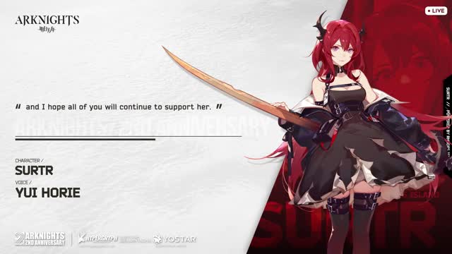 Arknights 2nd Anniversary CV Greetings 03