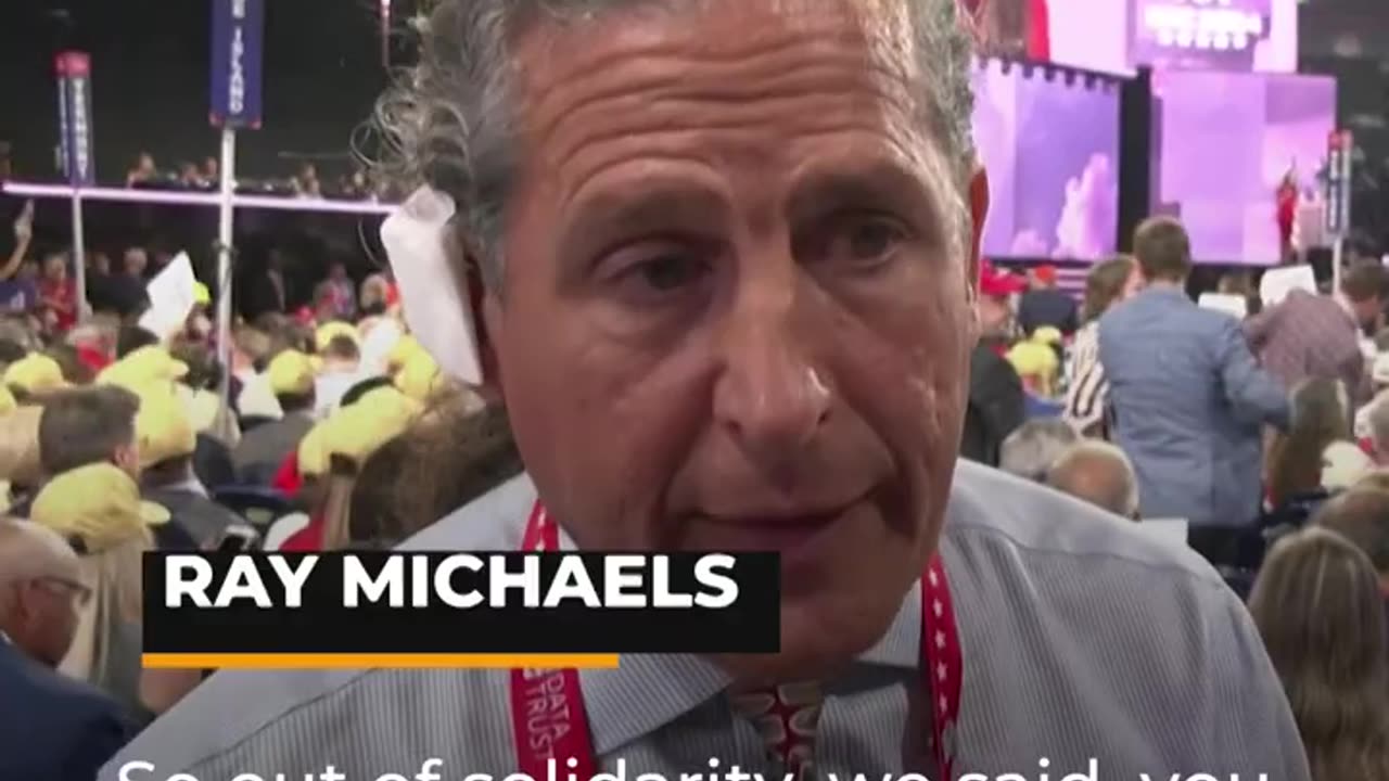 Delegates wear Trump-style ear bandages at the RNC _ Al Jazeera Newsfeed.mp4