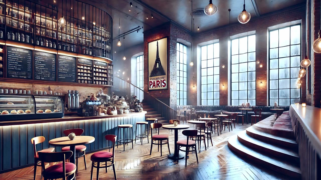 Smooth Background Music in a Cozy Coffee Shop Atmosphere for Study & Relax