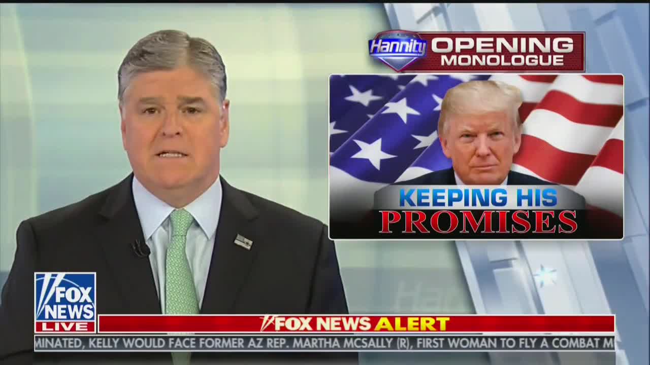 Sean Hannity urges Trump to accept the deal but declare a national emergency