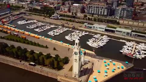 Montreal, Canada 🇨🇦 - by drone [4K]