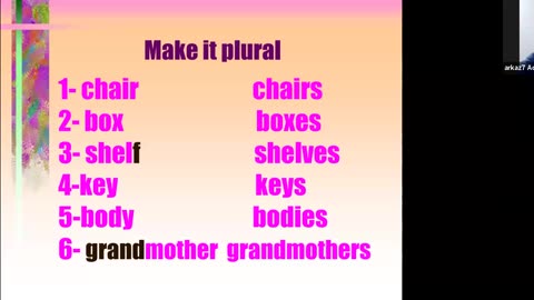 parts of speech / Nouns class C2