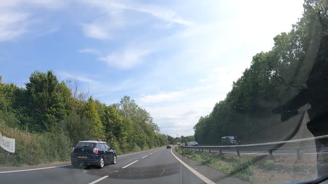 Driving from Cosham. Speedlapse. GoPro