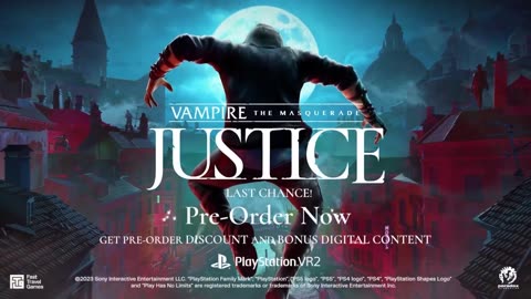 Vampire_ The Masquerade - Justice - Official PS VR2 Gameplay Overview Trailer