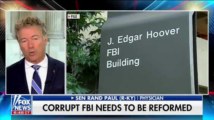 'A Certain Irony': Rand Paul, Jesse Waters Discuss DCNF Bombshell About FBI Taking Gun Rights