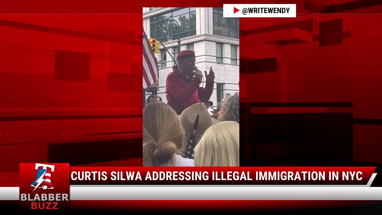 Curtis Silwa Addressing Illegal Immigration In NYC