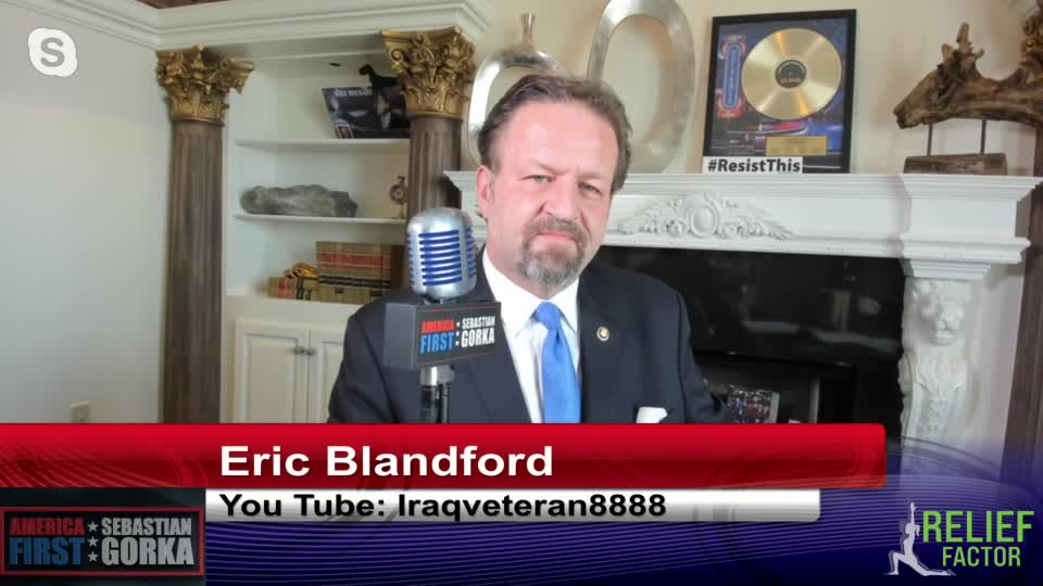 The Story of IraqVeteran8888. Eric Blandford with Sebastian Gorka on AMERICA First