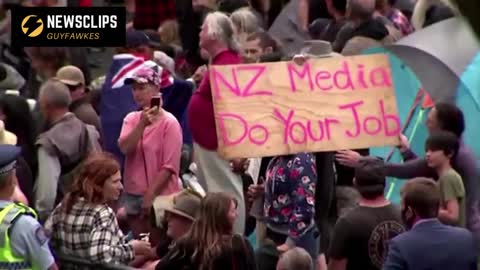 New Zealand Police Arresting Covid Restrictions Protestesrs