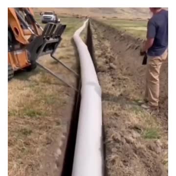 How to put a pipe in the ground yourself