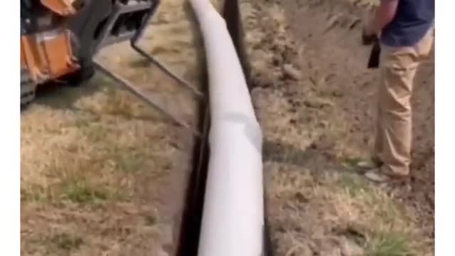 How to put a pipe in the ground yourself