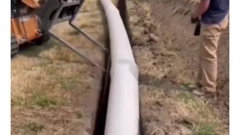 How to put a pipe in the ground yourself