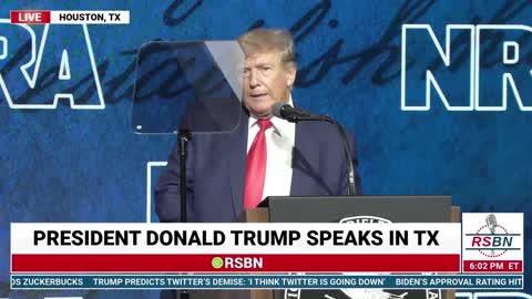 Trump: "If the United States has $40 billion to send to Ukraine, we should be able to do whatever it takes to keep our children safe at home."