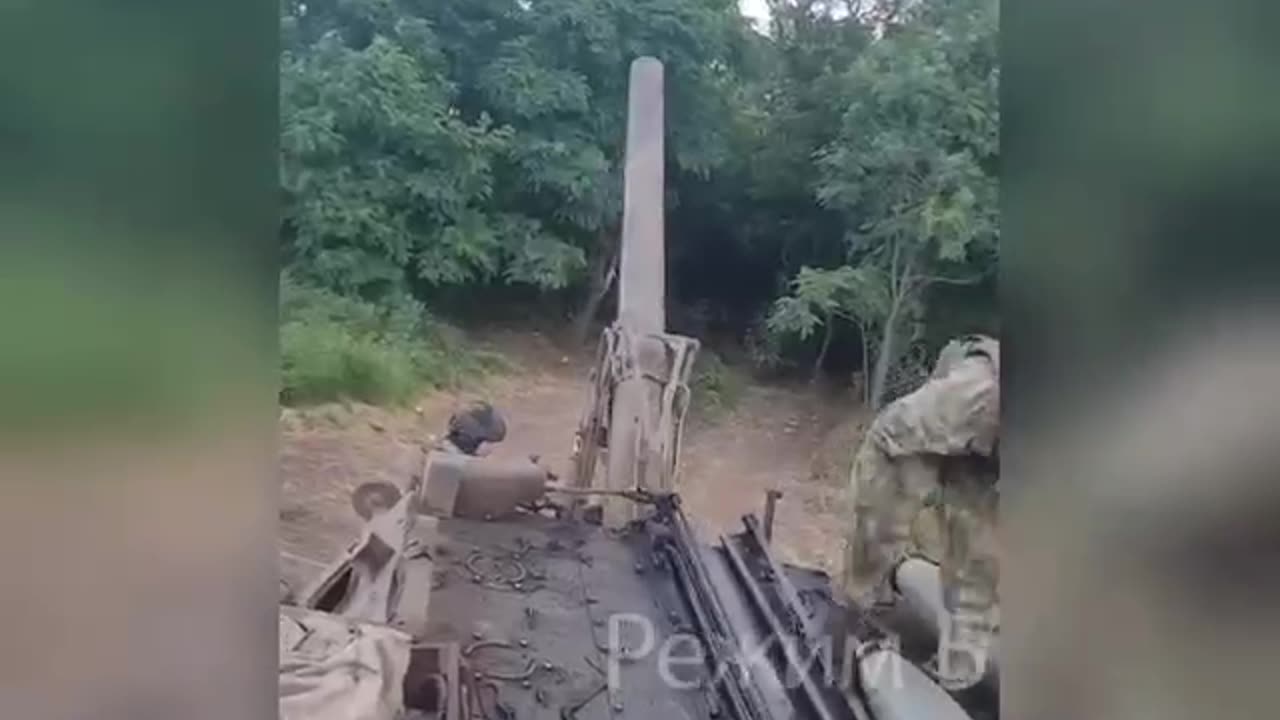 🇷🇺🇺🇦 Combat work of self-propelled mortars.