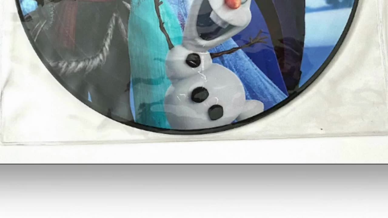 Disney Parks Frozen Vinyl LP Album Picture Disc #shorts