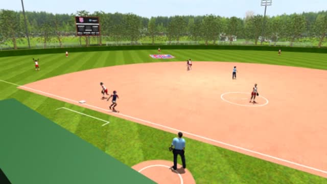 2 Umpire - Bases Loaded - Fly Left Field