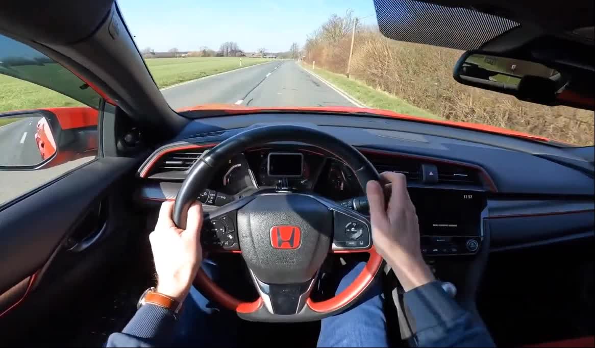 Type R FK8 386 HP 0-275 kmh speed first view test drive!