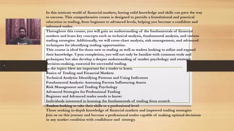Forex Trading, Digital Marketing, Political Science, International Relationships & law.