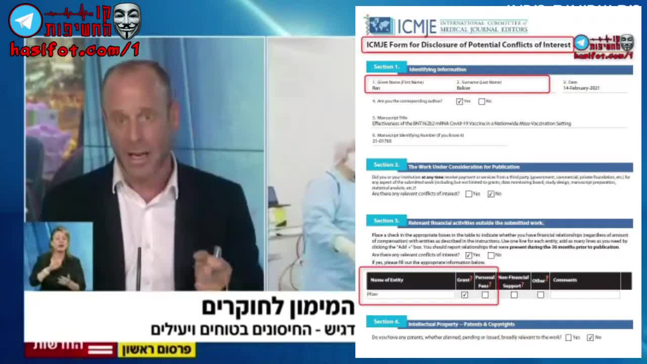 חשיפה !! פייזר שילמה לרופאים כדי לקדם חיסונים בישראל