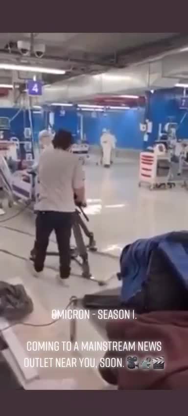 Omicron Season 1 Staged event brought to you by "Event 201" "WHO" "Where all roads lead to Rome"