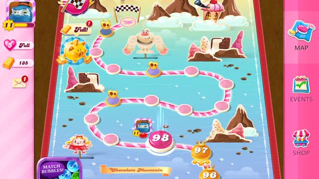 Level 97 CandyCrush Saga with Pfydaux