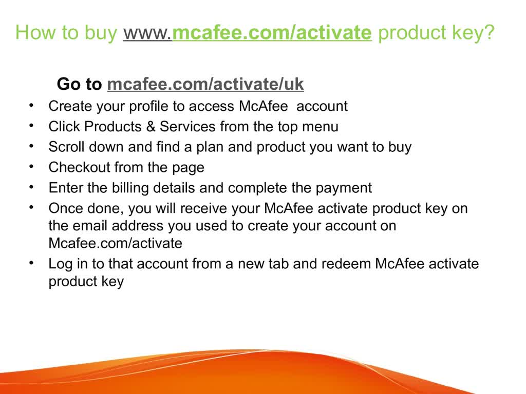 mcafee.com/activateuk