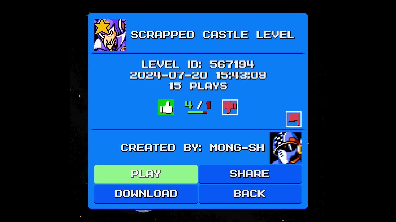 Mega Man Maker Level Highlight: "Scrapped Castle Level" by Mong-SH