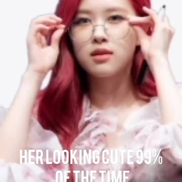 Rosé looking cute 99% of the time vs Rosé in that 1% #blackpink #rose #rosé