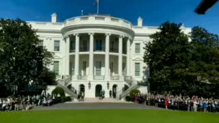 Wheels Up! President Trump Leaving the White House for Tennessee for Debate 2020