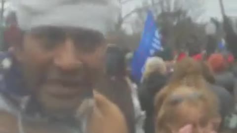 Trump supporters spot outsiders breaking into the Capitol building