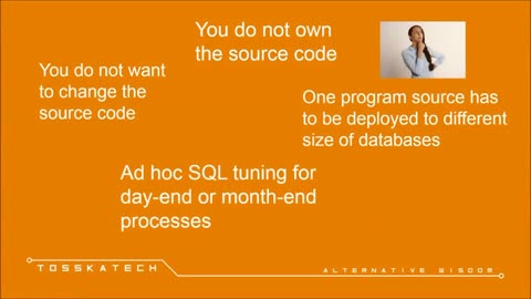 SQL Tuning without source code