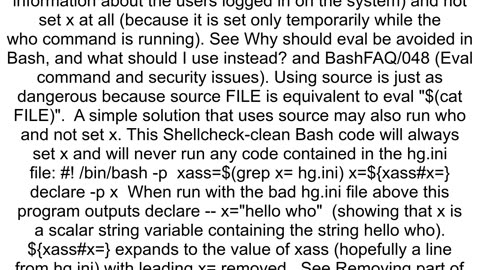 How do I set a bash variable using the output of grep