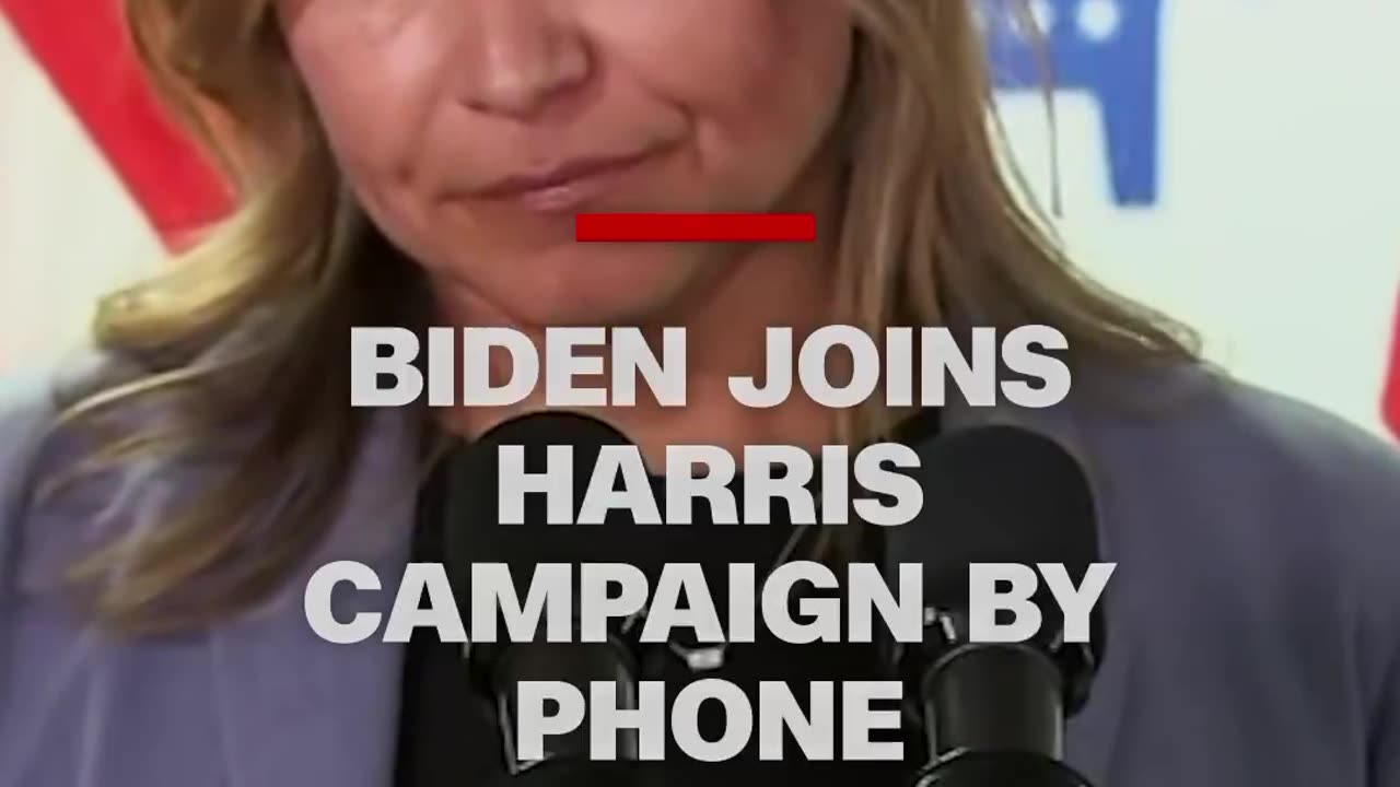 Kamala Harris Rallies Campaign Staff with Biden's Support