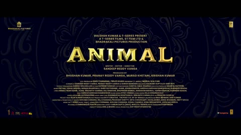 ANIMAL (OFFICIAL TEASER): Ranbir Kapoor |Rashmika M, Anil K, Bobby D |Sandeep Reddy Vanga |Bhushan K