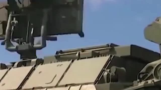 Forces Rollout Anti-Aircraft Missile System In The Ukraine-Russia War