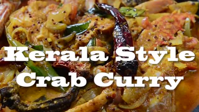 Yummy Crab Curry,Kerala Style Recipe