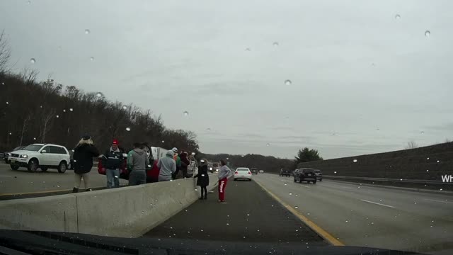 Drivers Rush to Help After Pickup Truck Collision