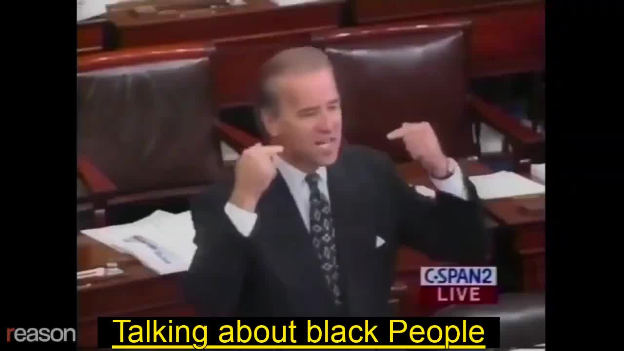 Joe biden racists remarks.