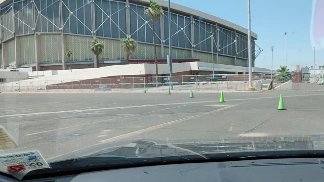 Daniel Lee at Veterans Memorial Coliseum where Maricopa Audit is Taking Place