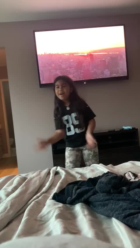 My daughter singing to her new born baby brother