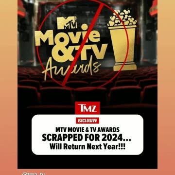 Mtv movie awards tv awards will resumed next year 2025 5/15/24