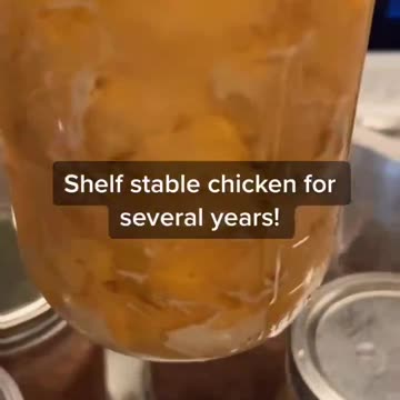 Meat canning to last for several years