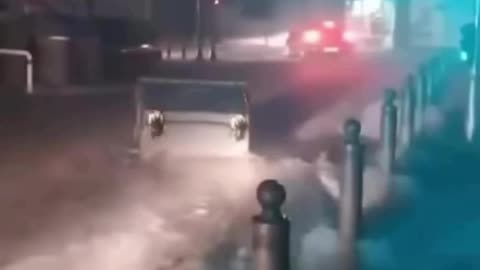 Scenes from Hurricane Milton clipping Mexico’s Yucatán Peninsula.