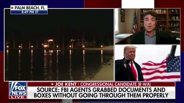 Joe Kent on the FBI raiding Mar-a-Lago: They aren't just going after Trump, They're coming after every single one of us