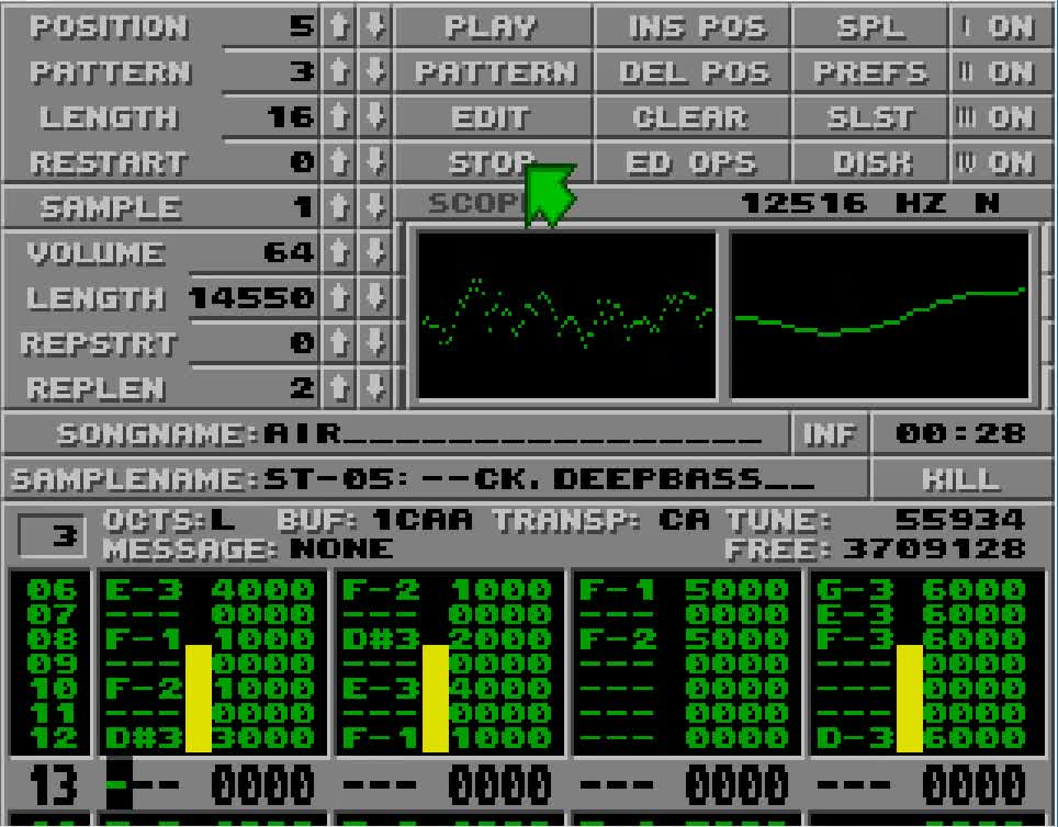 Amiga and Atari ST Protracker Music Mods - Airbourne