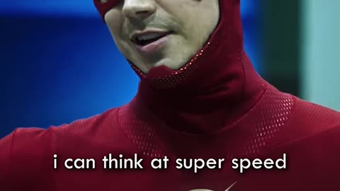 Barry thinks at super speed