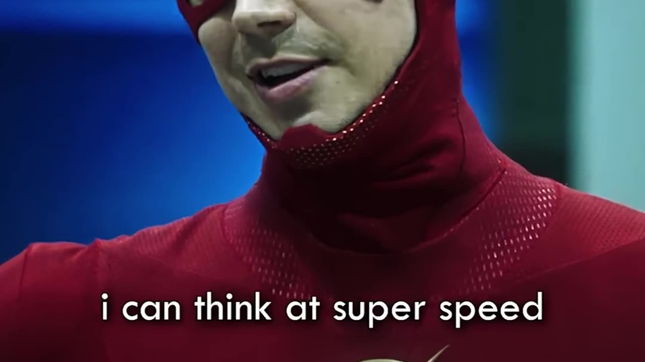 Barry thinks at super speed