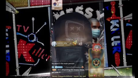 TRINA B JOINS MESSY CALLER LIVE TO ADDRESS TY