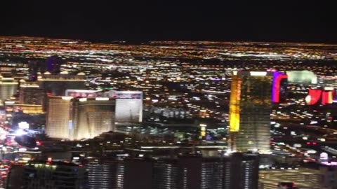 A walk on top of the Stratosphere tower in Las Vegas.