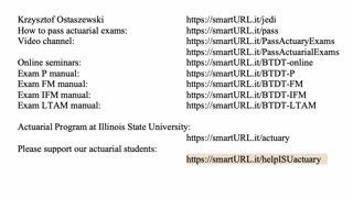 Exam FM exercise for February 10, 2022