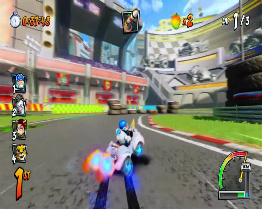 Crash Team Racing Nitro Fueled - Turbo Track Mirror Mode Gameplay